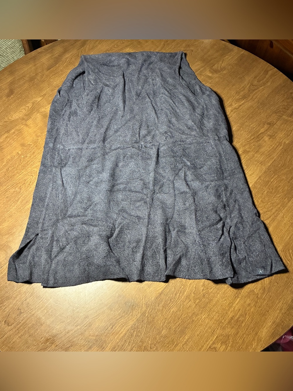 Barefoot Dreams Gray Cozychic Ultra Lite Knit Cardigan Woman Large